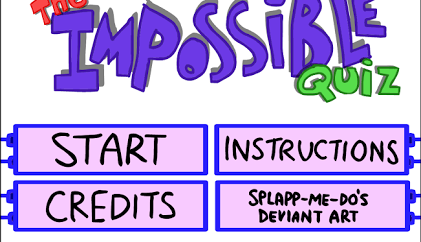 Gameplay preview of The Impossible Quiz browser game from our arcade library collection showcase page