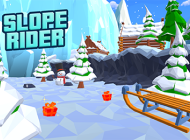 Gameplay preview of Slope Rider browser game from our arcade library collection showcase page